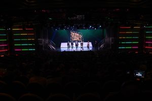 Q&A Session onstage in the Princess Theatre with Bryan Perri, Al Blackstone, Daniel C. Levine, Stephen Schwartz, Denise Saviss and Gordon Ho
@ BroadwayWorld Q&A Session onstage in the Princess Theatre with Bryan Perri, Al Blackstone, Daniel C Photo