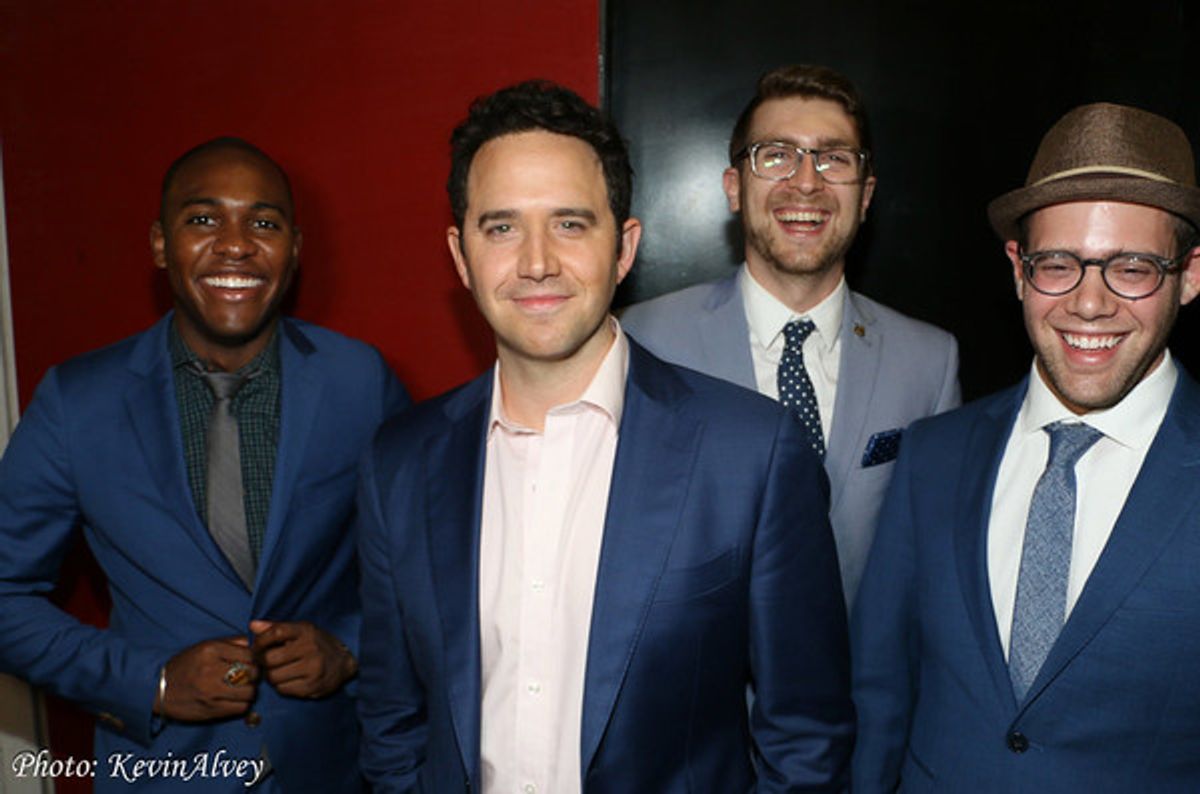 Bryan Carter, Santino Fontana, Charlie Rosen, Steven Feifke at 