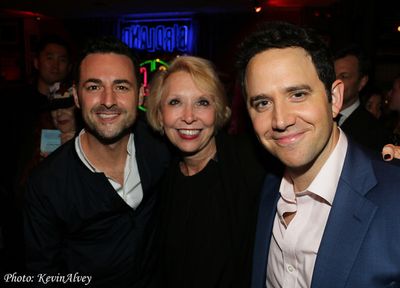 Max Von Essen, Julie Halston, Santino Fontana Photo
