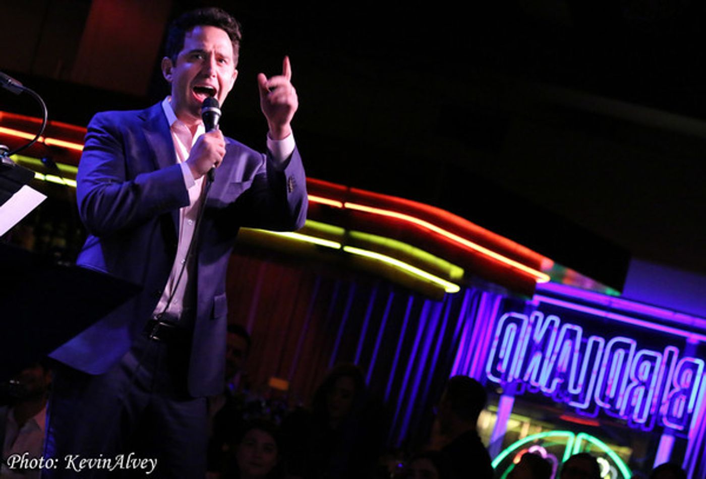 Photo Flash: Santino Fontana Croons at Broadway at Birdland  Image