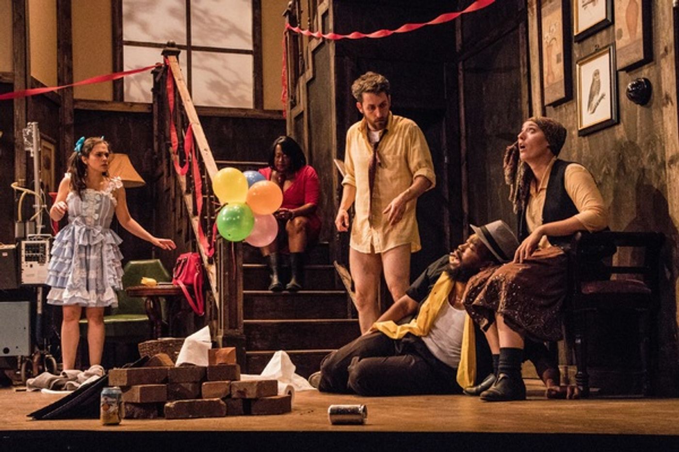 Photo Flash: Inside the Home of THE FAMILY CLAXON  Image