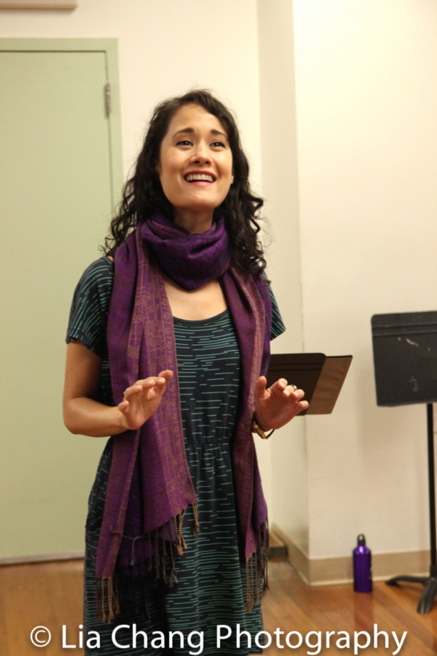 Photo Flash: PHANTOM OF THE OPERA Star Ali Ewoldt and Jonny Lee, Jr. Rehearse Jason Ma's GOLD MOUNTAIN  Image