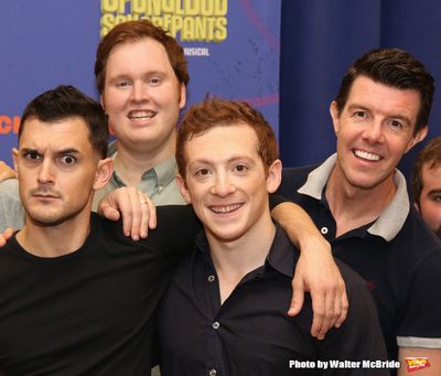 Wesley Taylor, Danny Skinner, Ethan Slater and Gavin Lee  Photo