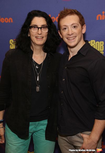 Tina Landau and Ethan Slater Photo