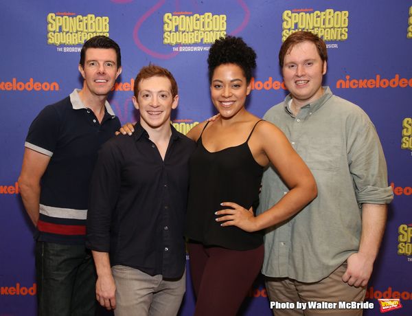 Gavin Lee, Ethan Slater, Lilli Cooper and Danny Skinner  Photo