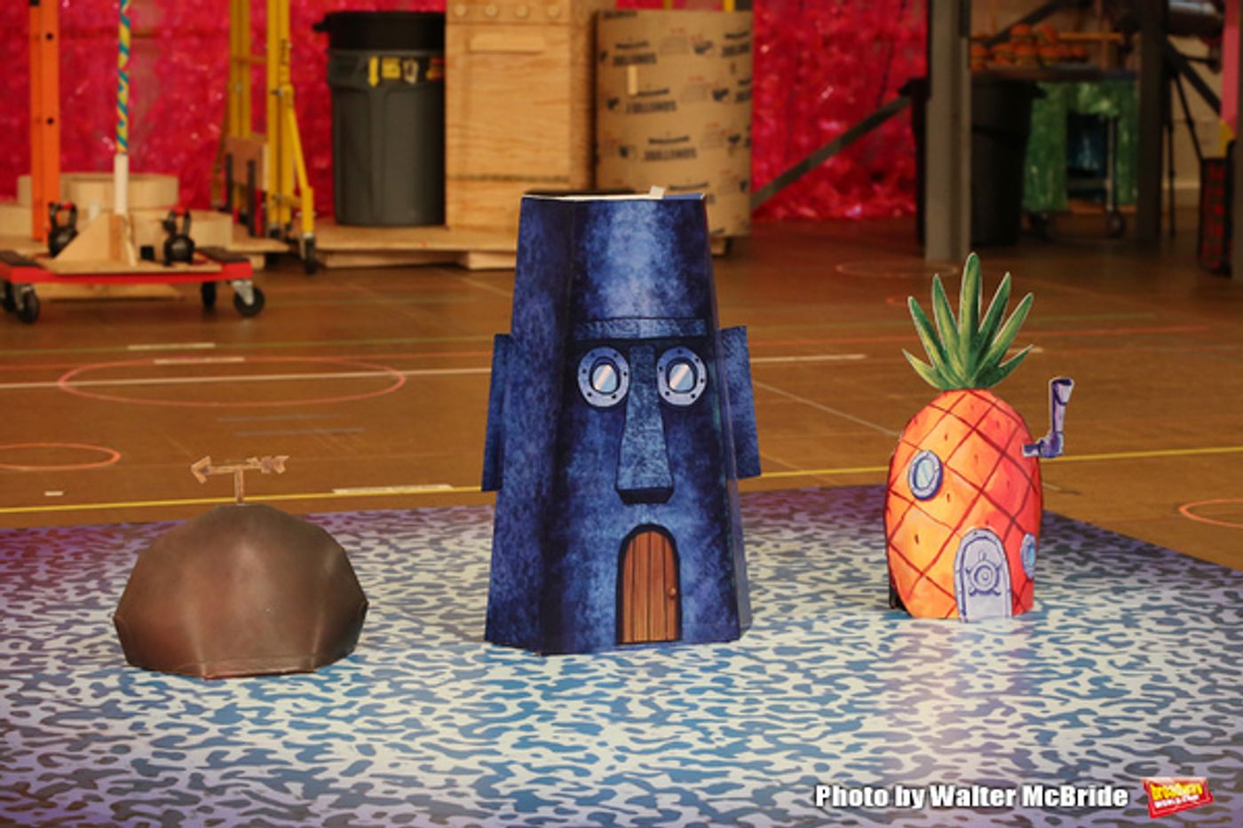 Photo Coverage: Squidward & Sandy & Patrick & More! Go Inside Rehearsals for SPONGEBOB SQUAREPANTS!  Image