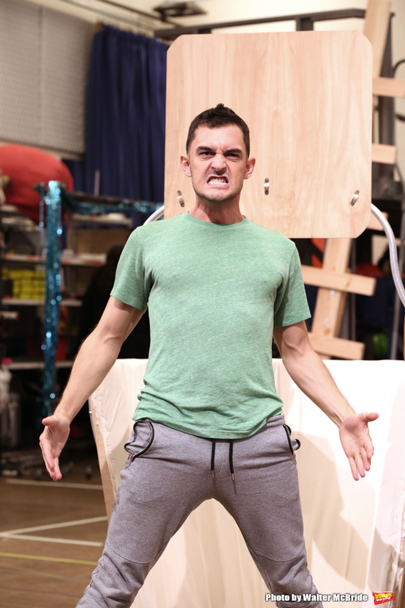 Photo Coverage: Squidward & Sandy & Patrick & More! Go Inside Rehearsals for SPONGEBOB SQUAREPANTS!  Image