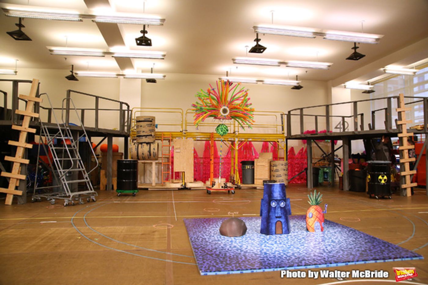 Photo Coverage: Squidward & Sandy & Patrick & More! Go Inside Rehearsals for SPONGEBOB SQUAREPANTS!  Image
