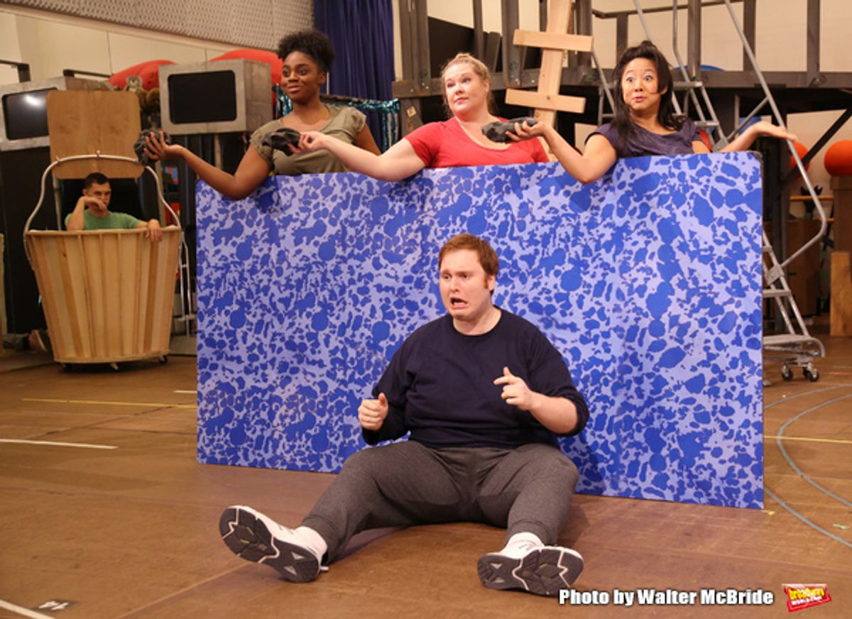 Danny Skinner and cast  at 