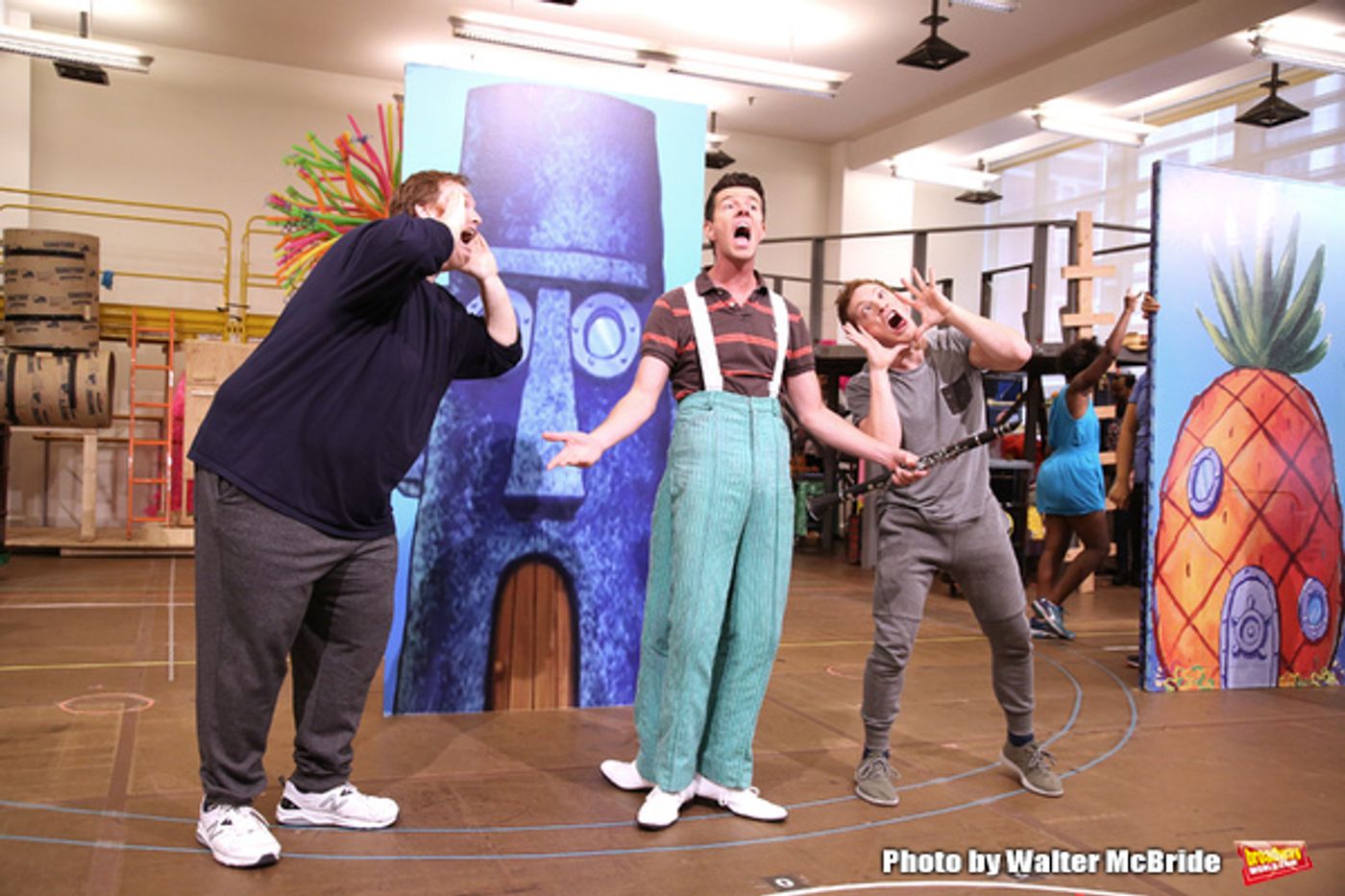 Photo Coverage: Squidward & Sandy & Patrick & More! Go Inside Rehearsals for SPONGEBOB SQUAREPANTS!  Image