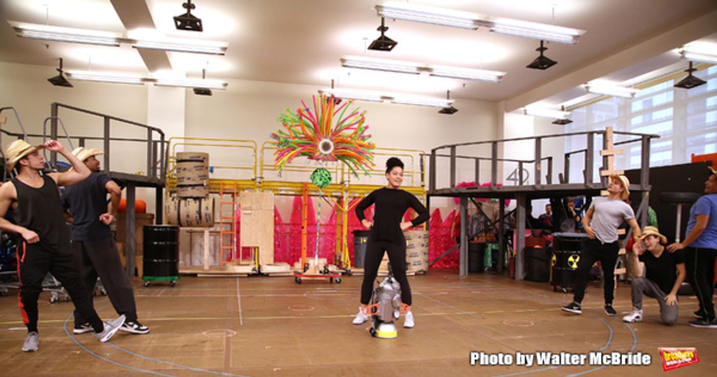 Photo Coverage: Squidward & Sandy & Patrick & More! Go Inside Rehearsals for SPONGEBOB SQUAREPANTS!  Image