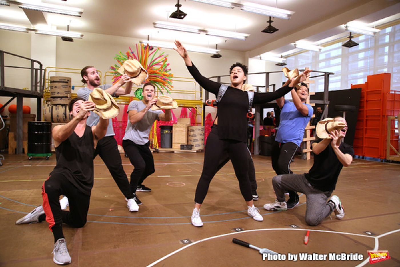 Photo Coverage: Squidward & Sandy & Patrick & More! Go Inside Rehearsals for SPONGEBOB SQUAREPANTS!  Image