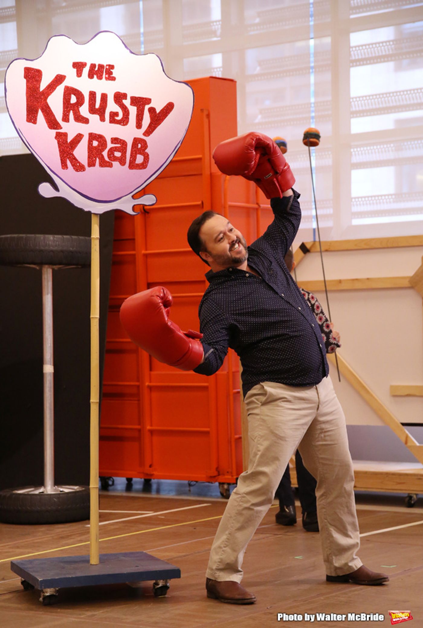 Photo Coverage: Squidward & Sandy & Patrick & More! Go Inside Rehearsals for SPONGEBOB SQUAREPANTS!  Image