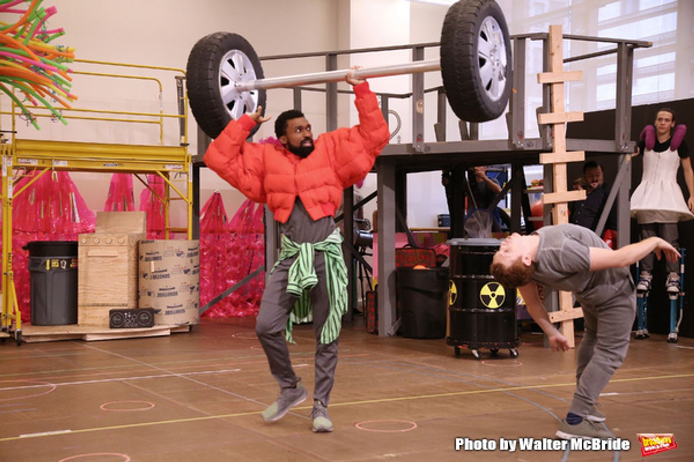Photo Coverage: Squidward & Sandy & Patrick & More! Go Inside Rehearsals for SPONGEBOB SQUAREPANTS!  Image