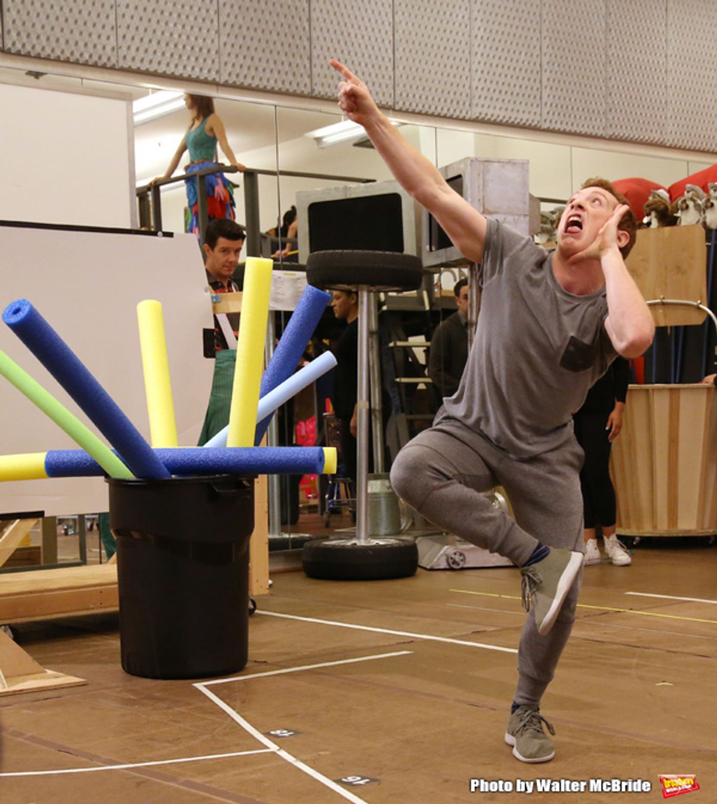 Photo Coverage: Squidward & Sandy & Patrick & More! Go Inside Rehearsals for SPONGEBOB SQUAREPANTS!  Image