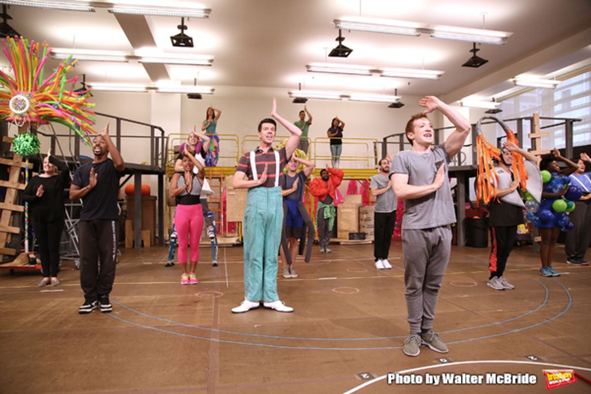 Gavin Lee, Ethan Slater and cast  at 