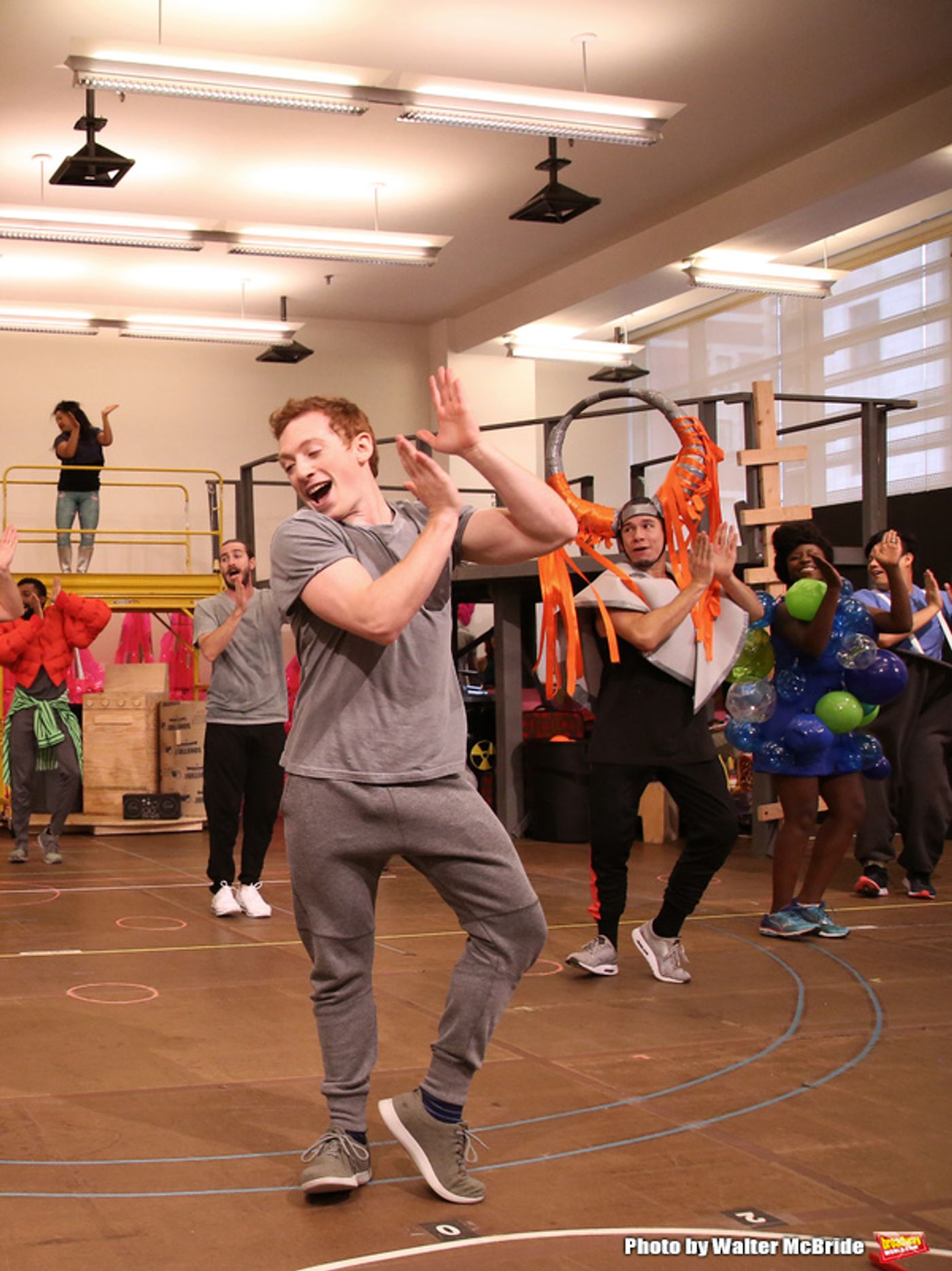 Photo Coverage: Squidward & Sandy & Patrick & More! Go Inside Rehearsals for SPONGEBOB SQUAREPANTS!  Image