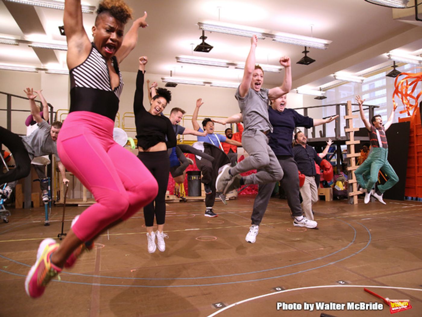 Photo Coverage: Squidward & Sandy & Patrick & More! Go Inside Rehearsals for SPONGEBOB SQUAREPANTS!  Image