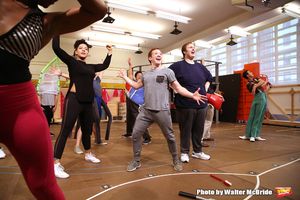 Lilli Cooper, Danny Skinner, Ethan Slater and Gavin Lee with cast @ BroadwayWorld Lilli Cooper, Danny Skinner, Ethan Slater and Gavin Lee with cast Photo