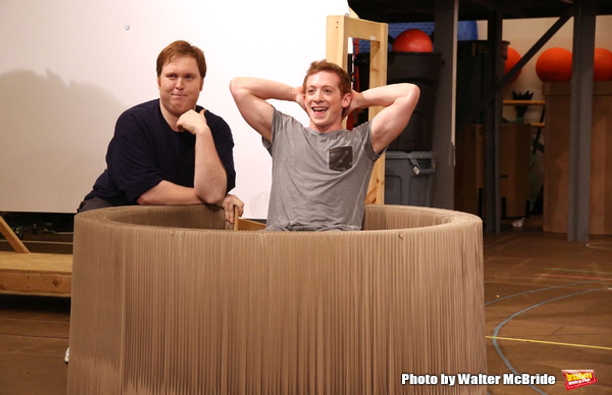 Danny Skinner and Ethan Slater  at 