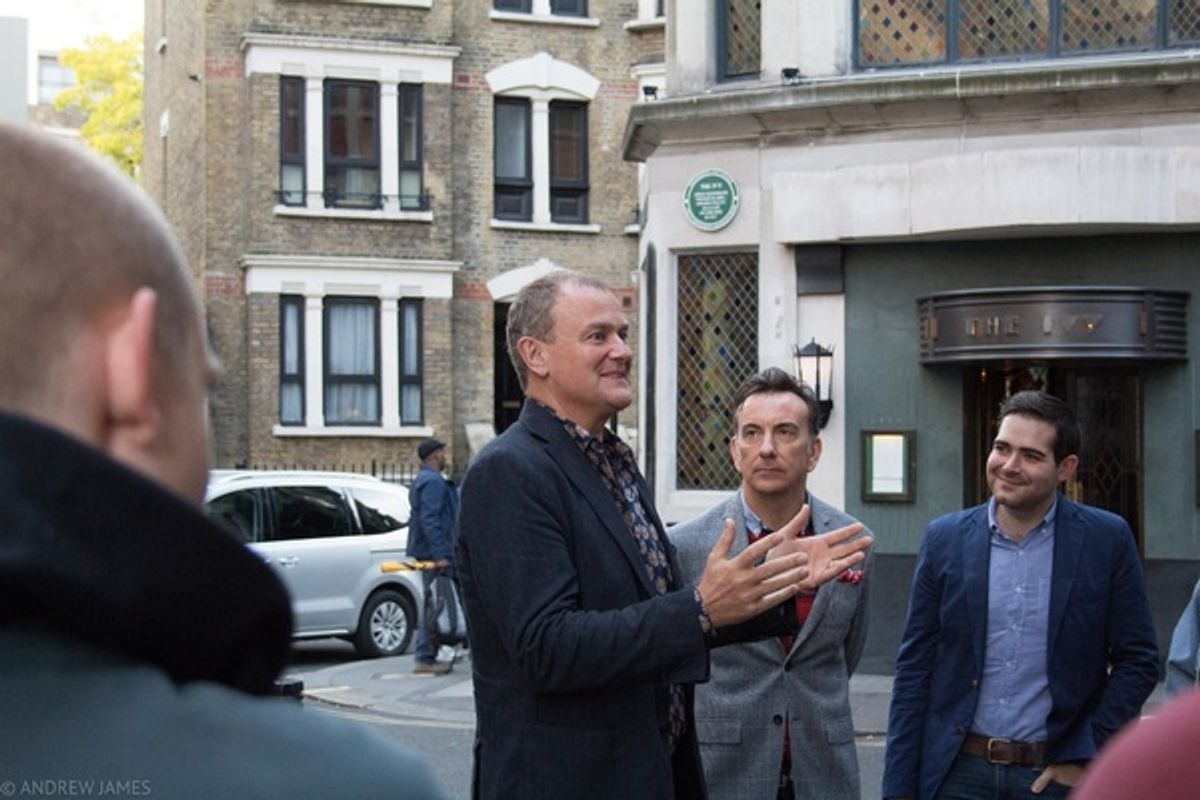 Hugh Bonneville, Paul Roseby and Brian Zeiling at 