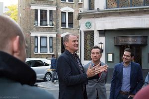 Hugh Bonneville, Paul Roseby and Brian Zeiling @ BroadwayWorld Hugh Bonneville, Paul Roseby and Brian Zeiling Photo