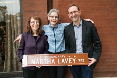 Alderman Michele Smith, Michele Dragisity and  David Schmitz Photo