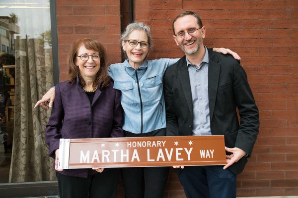 Alderman Michele Smith, Michele Dragisity and  David Schmitz Photo