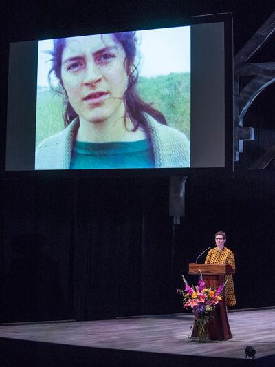 Director and teacher Jessica Thebus, close friend of Martha's, daughter of acclaimed  Photo