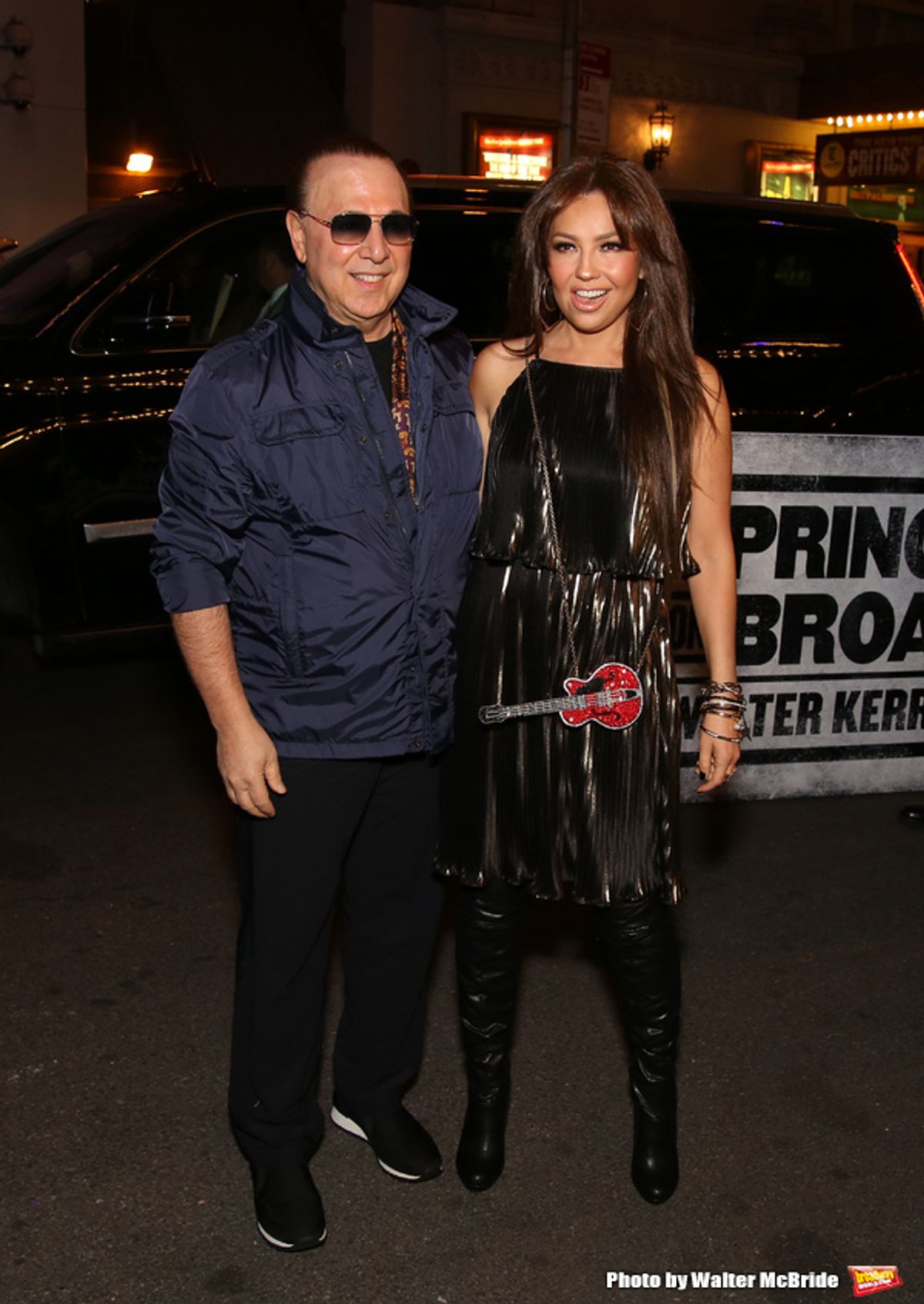 Tommy Mottola and Thalia  at 