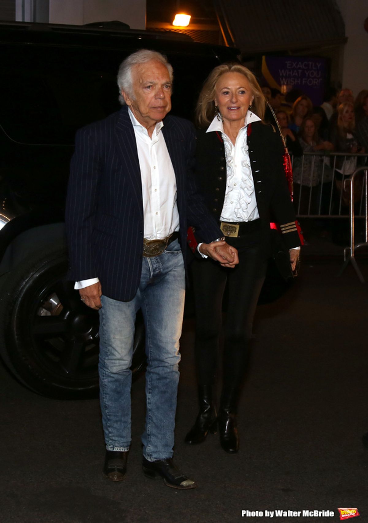 Ralph Lauren and Ricky Anne Loew-Beer  at 