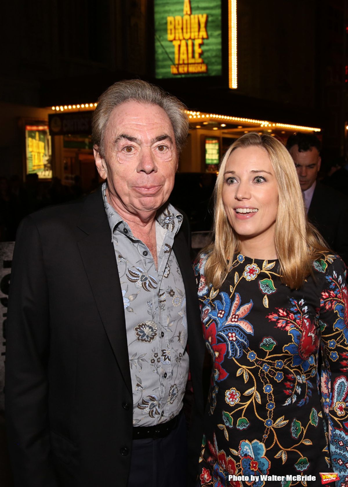 Andrew Lloyd Webber and Imogen Lloyd Webber at 