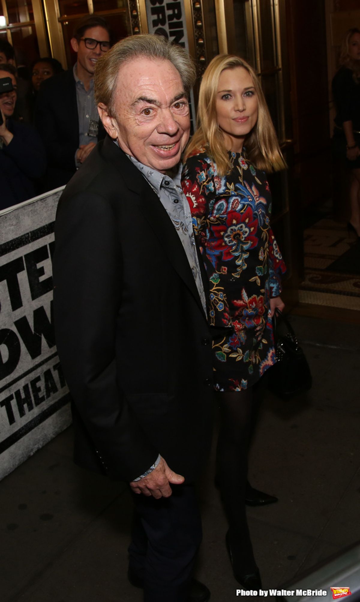Andrew Lloyd Webber and Imogen Lloyd Webber at 