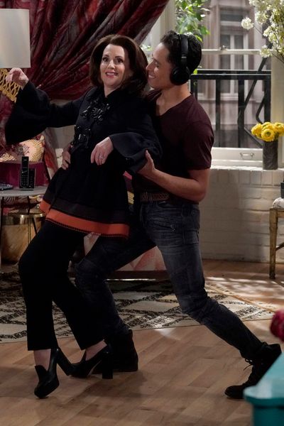 WILL & GRACE -- "Grandpa Jack" Episode 105 -- Pictured:  (l-r) Megan Mullally as Kare Photo