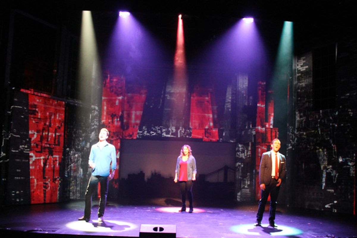 Steven Grant Douglas, Natalie Weiss and Wayne Shuker at 