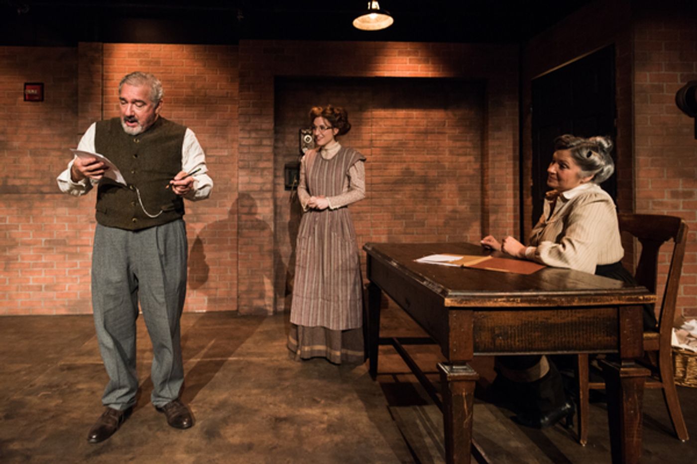 Photo Flash: First Look - FIRE Tells Tale of Triangle Waist Company Fire Off-Broadway  Image