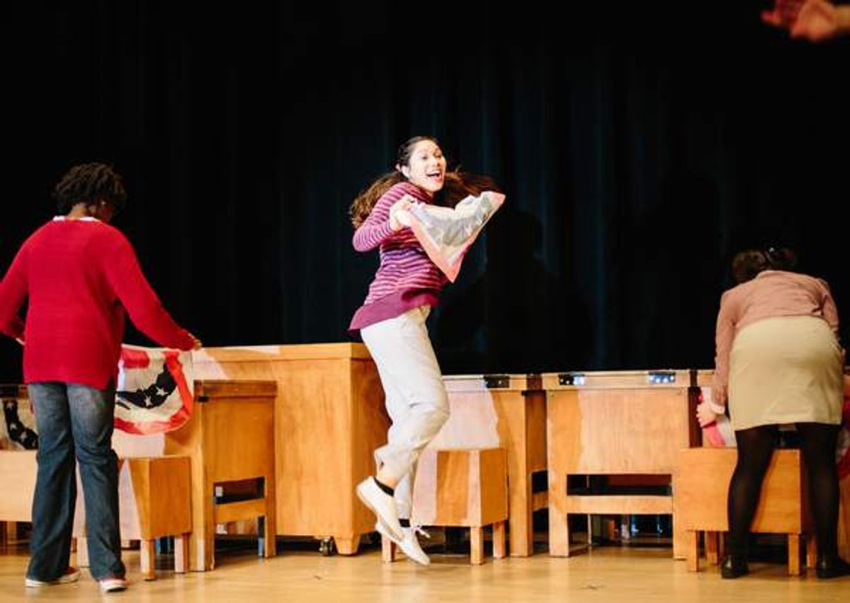 TaMya Bland, Stacey Mejia-Montano, Jessica Soffian at 