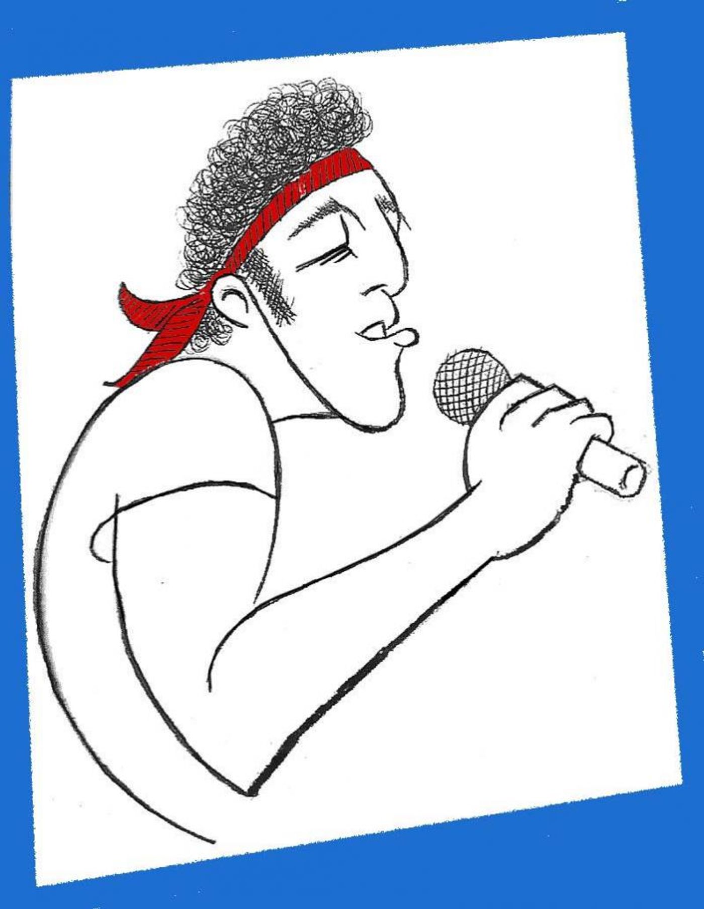 BWW Exclusive: Ken Fallin Draws the Stage - SPRINGSTEEN ON BROADWAY!  Image
