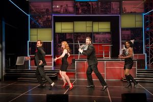 Mitchell Jarvis, Lindsay Nicole Chambers, George Merrick and Karen Burthwright @ BroadwayWorld Mitchell Jarvis, Lindsay Nicole Chambers, George Merrick and Karen Burthwright Photo