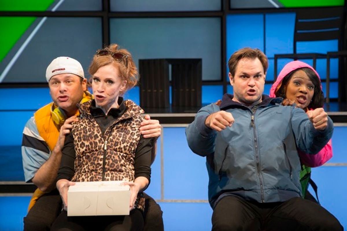  George Merrick, Lindsay Nicole Chambers, Mitchell Jarvis and Karen Burthwright at 