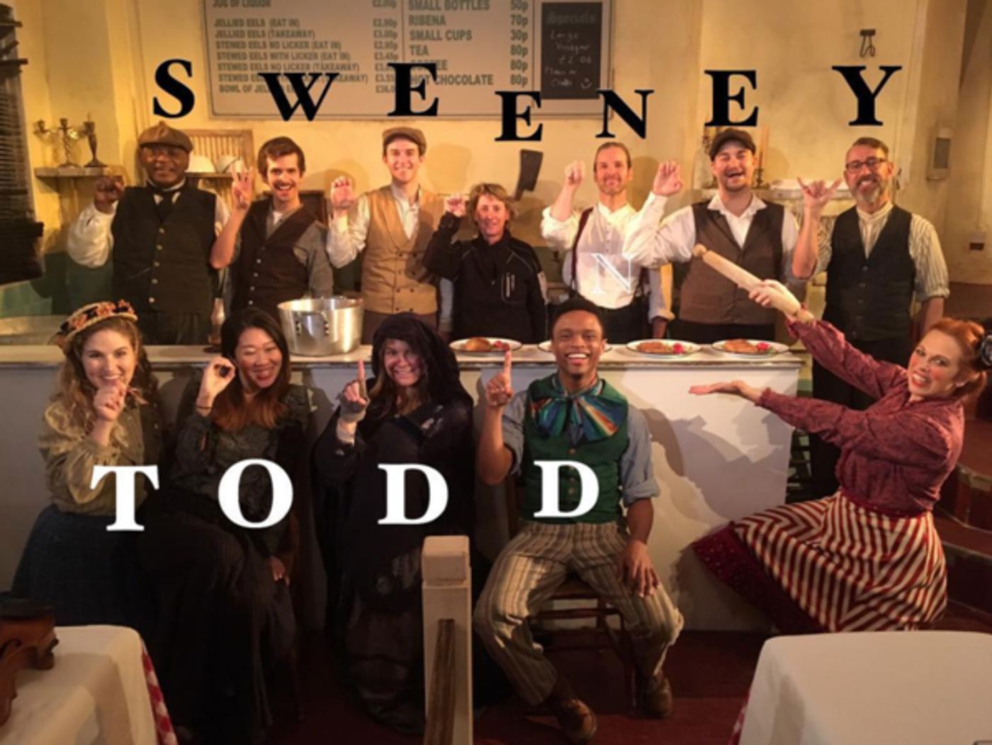 Photo Flash: SWEENEY TODD Celebrates ASL Captioned Performance and More Saturday Intermission Pics!  Image