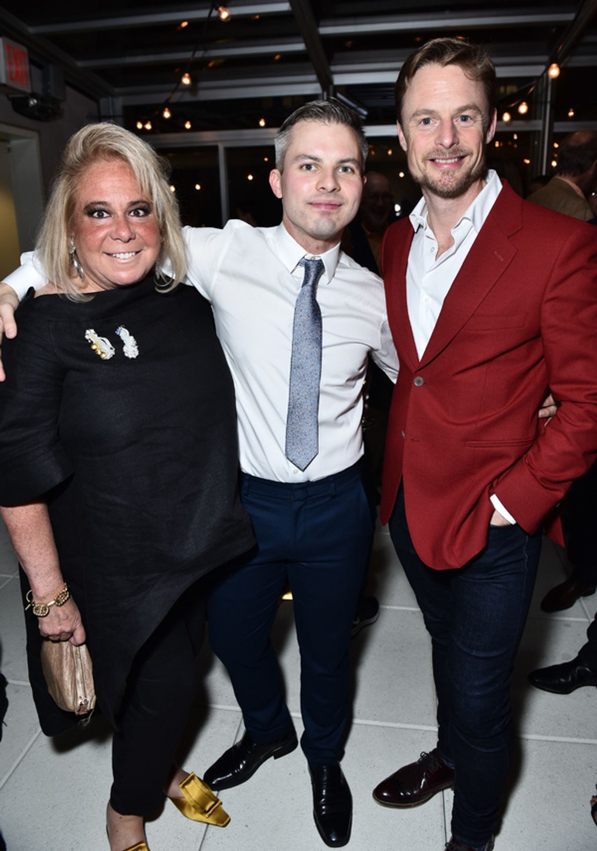 Joanna Fisher, Joshua Beamish, Christopher Wheeldon at 