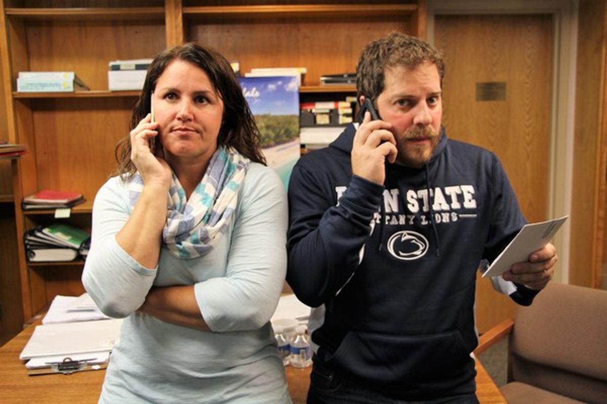 Danielle Sultini, Jim Buffone at 