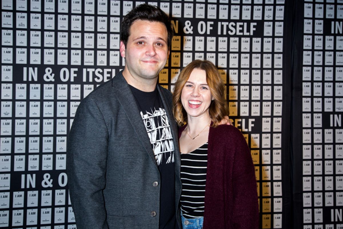 Derek DelGaudio, Vanessa Lauren at 