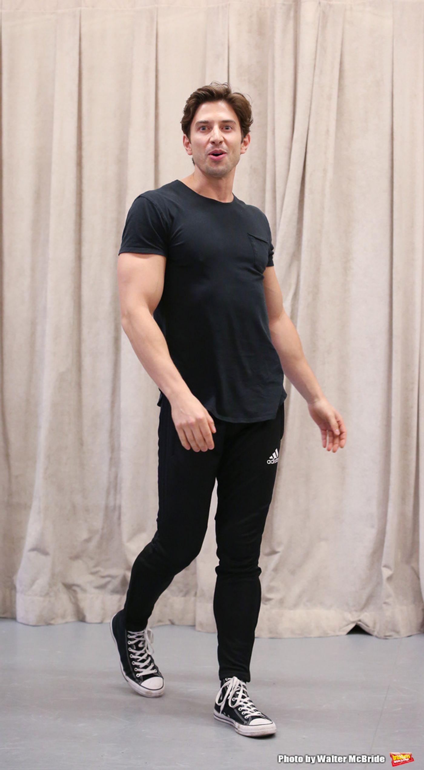 Photo Coverage: In Rehearsal with Nick Adams, Katie Thompson, and More in AND THE WORLD GOES ROUND  Image