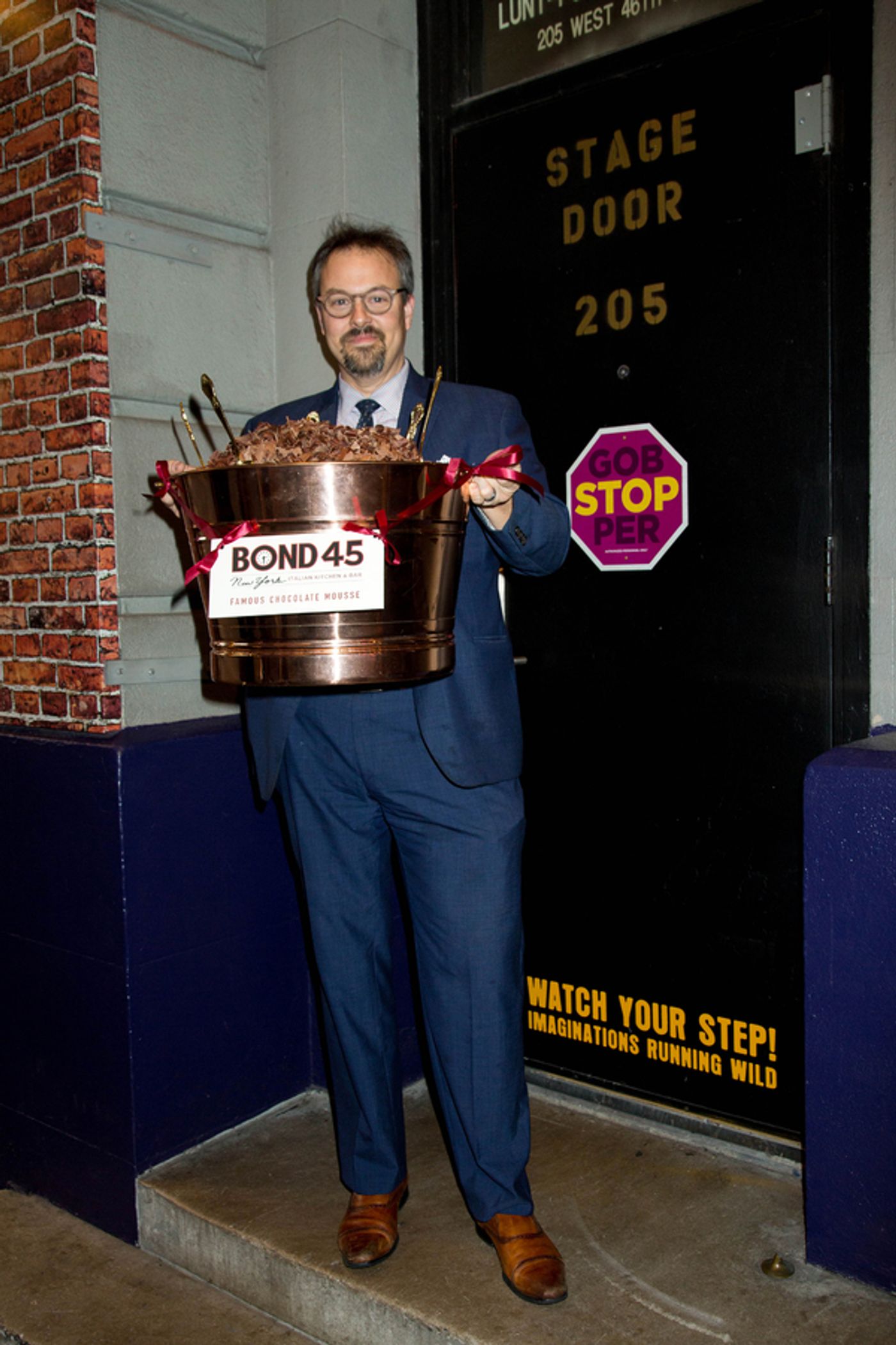 Photo Coverage: CHARLIE AND THE CHOCOLATE FACTORY Celebrates 200 Performances with a Mountain of Mousse!  Image