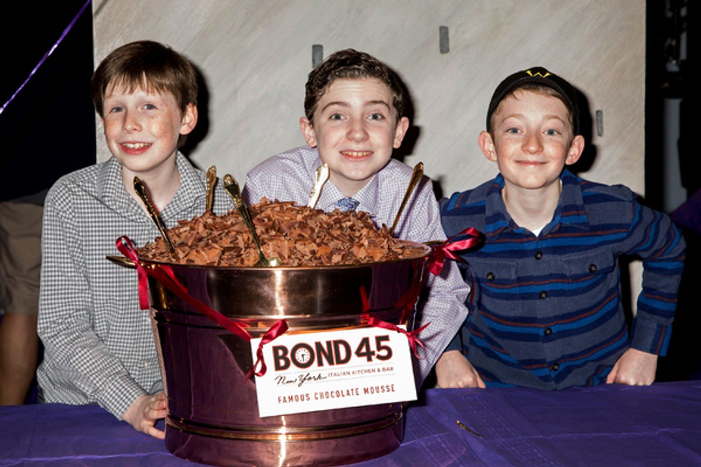 Photo Coverage: CHARLIE AND THE CHOCOLATE FACTORY Celebrates 200 Performances with a Mountain of Mousse!  Image