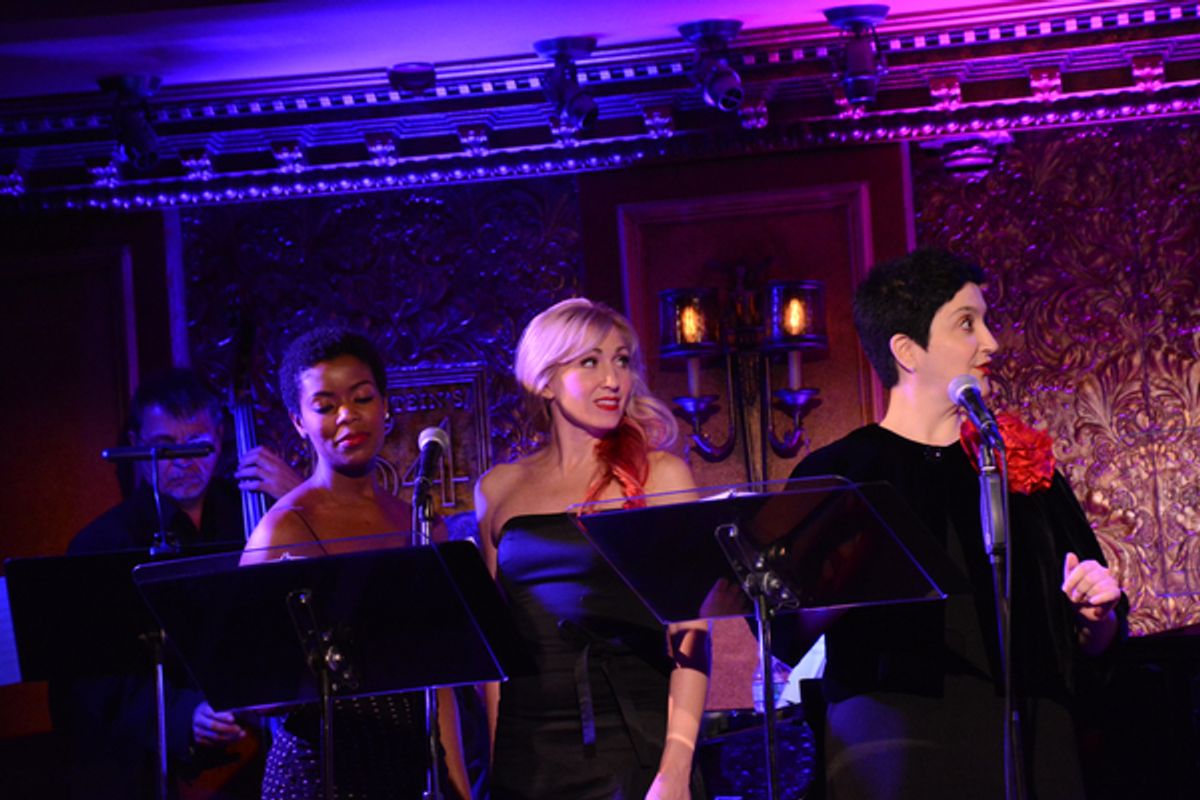 Trisha Jeffrey, Sarah Jane Shanks and Lauren Cohn at 