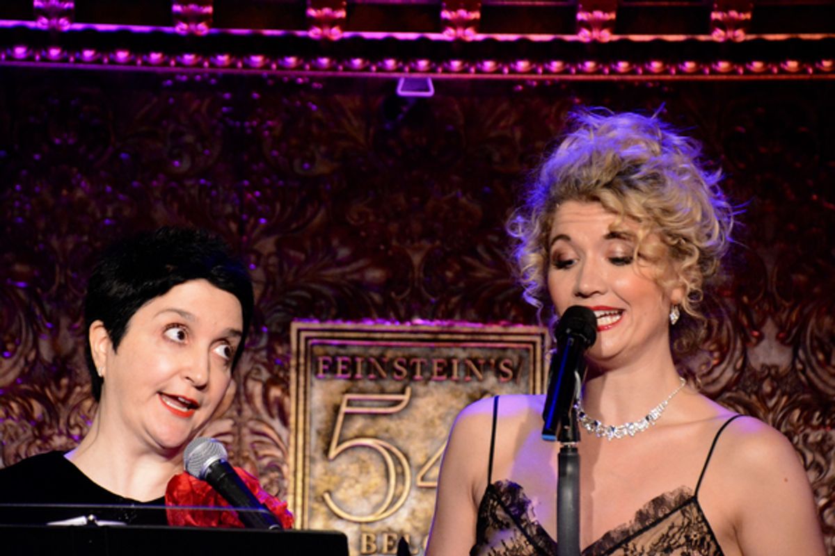 Lauren Cohn and Scarlett Strallen at 