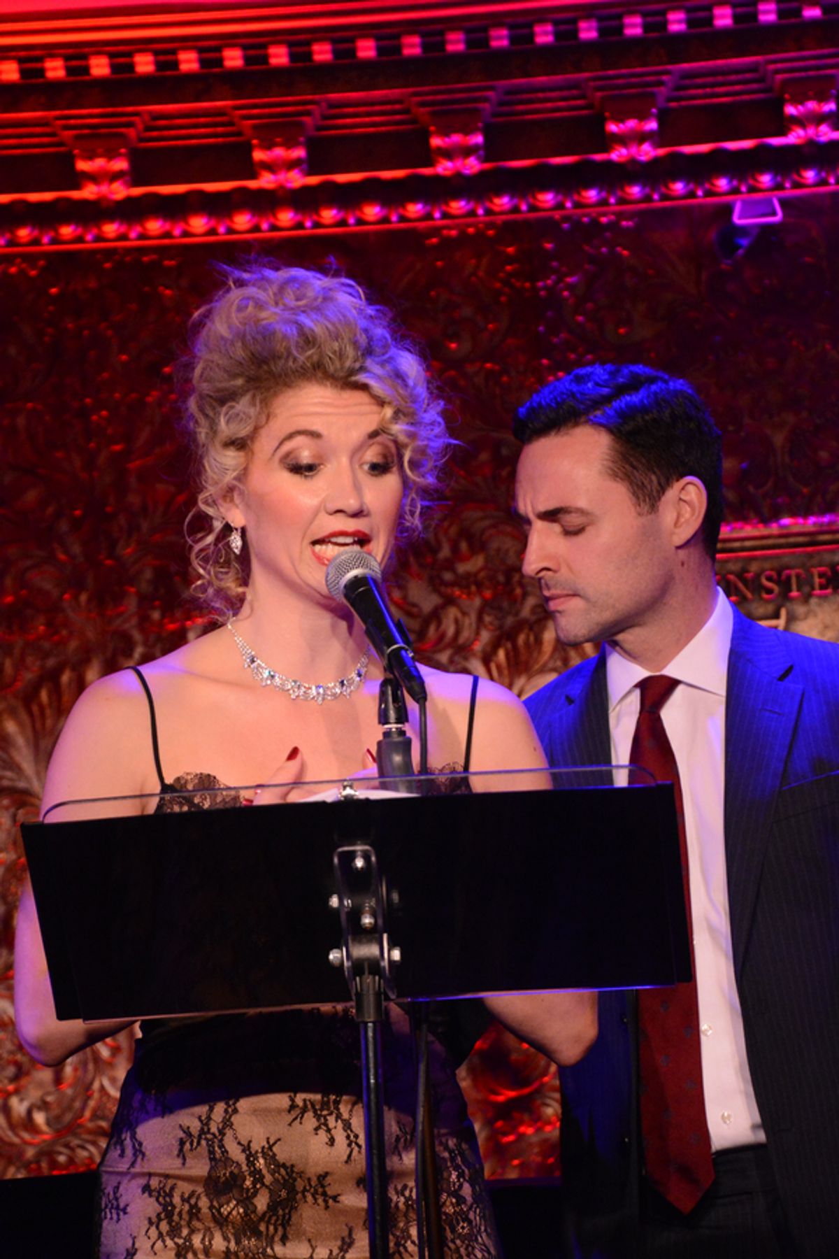 Scarlett Strallen and Max von Essen at 